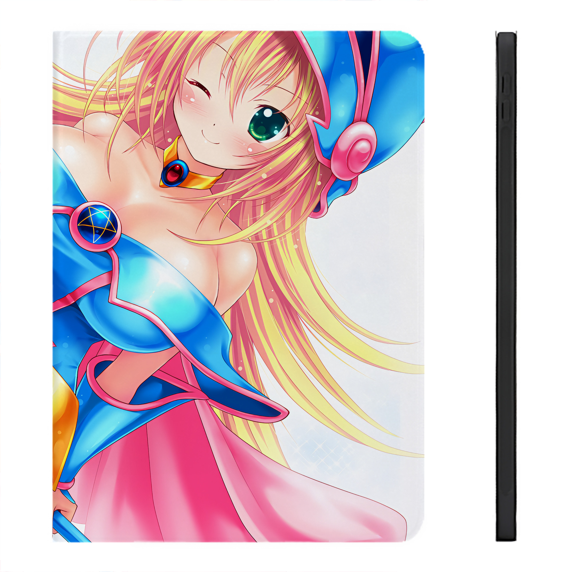 （画像用） 遊☆戯☆王 Yu-Gi-Oh! IPadケース ペンホルダー付き ブックスタイルデザイン